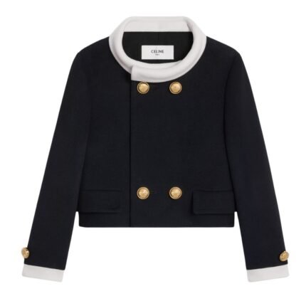 CELINE BROMPTON JACKET IN CASHMERE CLOTH