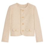 CELINE CHELSEA JACKET IN SEQUIN SILK TWEED