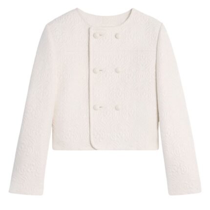 CELINE VERNEUIL BOUTIS JACKET IN WOOL AND SILK