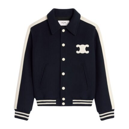 CELINE TRIOMPHE TEDDY JACKET IN DOUBLE FACE CASHMERE