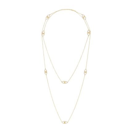 CELINE MAILLON TRIOMPHE SAUTOIR IN YELLOW GOLD AND DIAMONDS