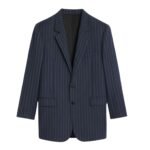 CELINE BNF BLAZER IN STRIPED WOOL