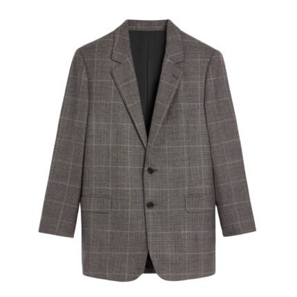 CELINE BIBLIOTHÈQUE NATIONALE DE FRANCE BLAZER IN PRINCE OF WALES WOOL