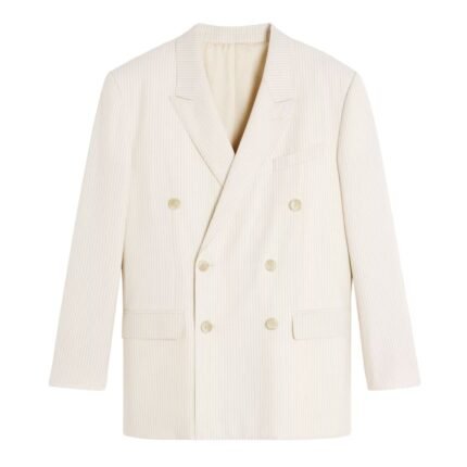 CELINE JUDE JACKET IN LIGHTWEIGHT STRIPED WOOL