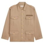 CELINE SAHARIENNE JACKET IN TECHNICAL COTTON