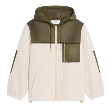 CELINE FLEECE JACKET IN FUR EFFECT CASHMERE