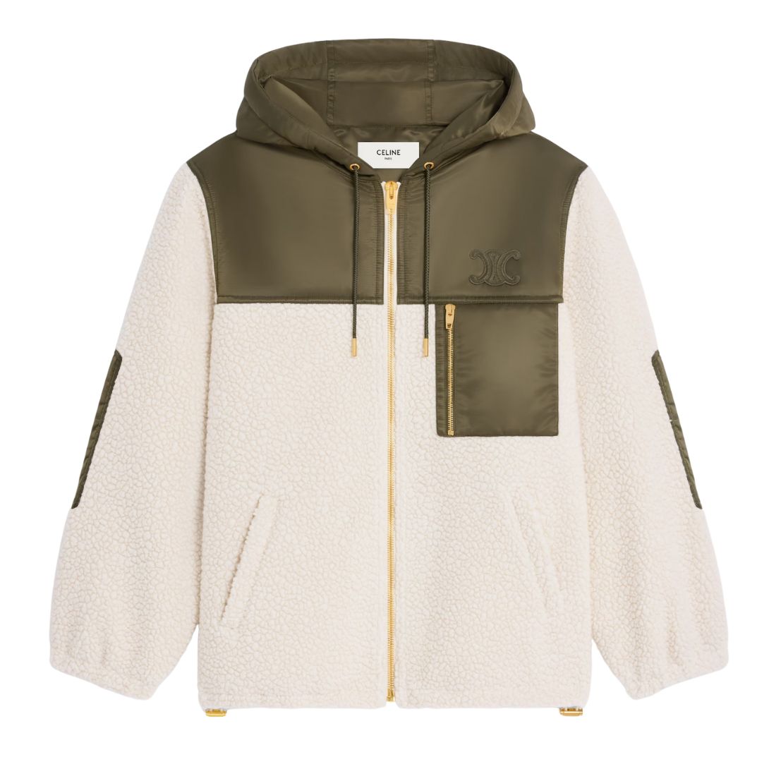 1 CELINE FLEECE JACKET IN FUR EFFECT CASHMERE