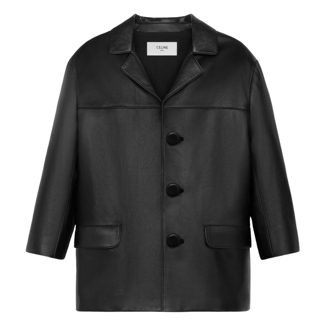 1 CELINE CARCOAT IN SOFT LAMBSKIN
