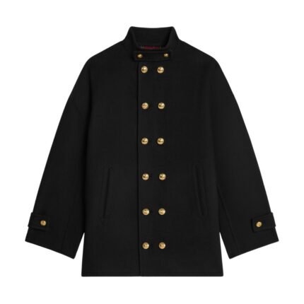 CELINE EGG COAT IN DOUBLE FACE WOOL