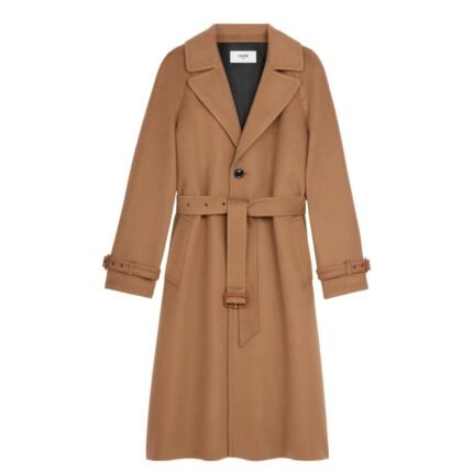 CELINE COAT IN CAMEL CLOTH