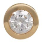 CELINE SENTIMENTAL BRILLANT STUD IN YELLOW GOLD AND DIAMOND