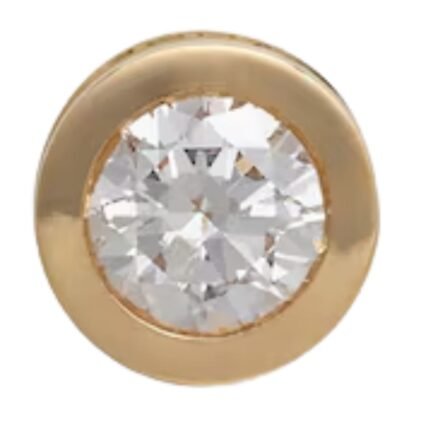 CELINE SENTIMENTAL BRILLANT STUD IN YELLOW GOLD AND DIAMOND