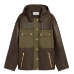 CELINE PARKA IN SOFT LAMBSKIN