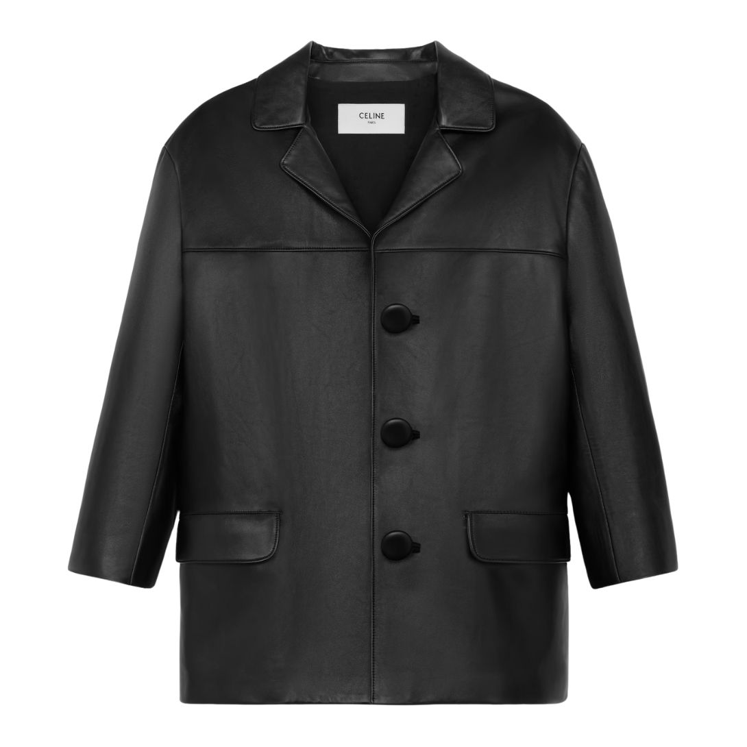 1 CELINE CARCOAT IN SOFT LAMBSKIN