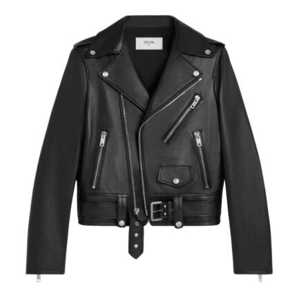 CELINE CLASSIC BIKER JACKET IN SOFT LAMBSKIN