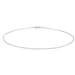 CELINE TENNIS NECKLACE IN WHITE GOLD AND DIAMONDS