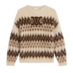 CELINE CREW NECK SWEATER IN FAIR ISLE MOHAIR