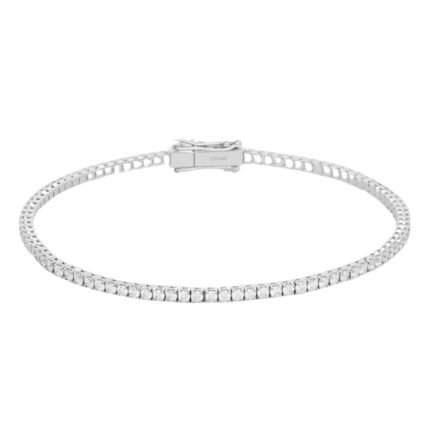 CELINE TENNIS BRACELET IN WHITE GOLD AND DIAMONDS
