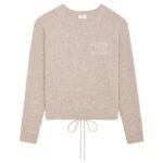 CELINE TRIOMPHE CREW NECK SWEATER IN WOOL AND CASHMERE