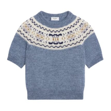 CELINE SWEATER IN TRIOMPHE FAIR ISLE WOOL