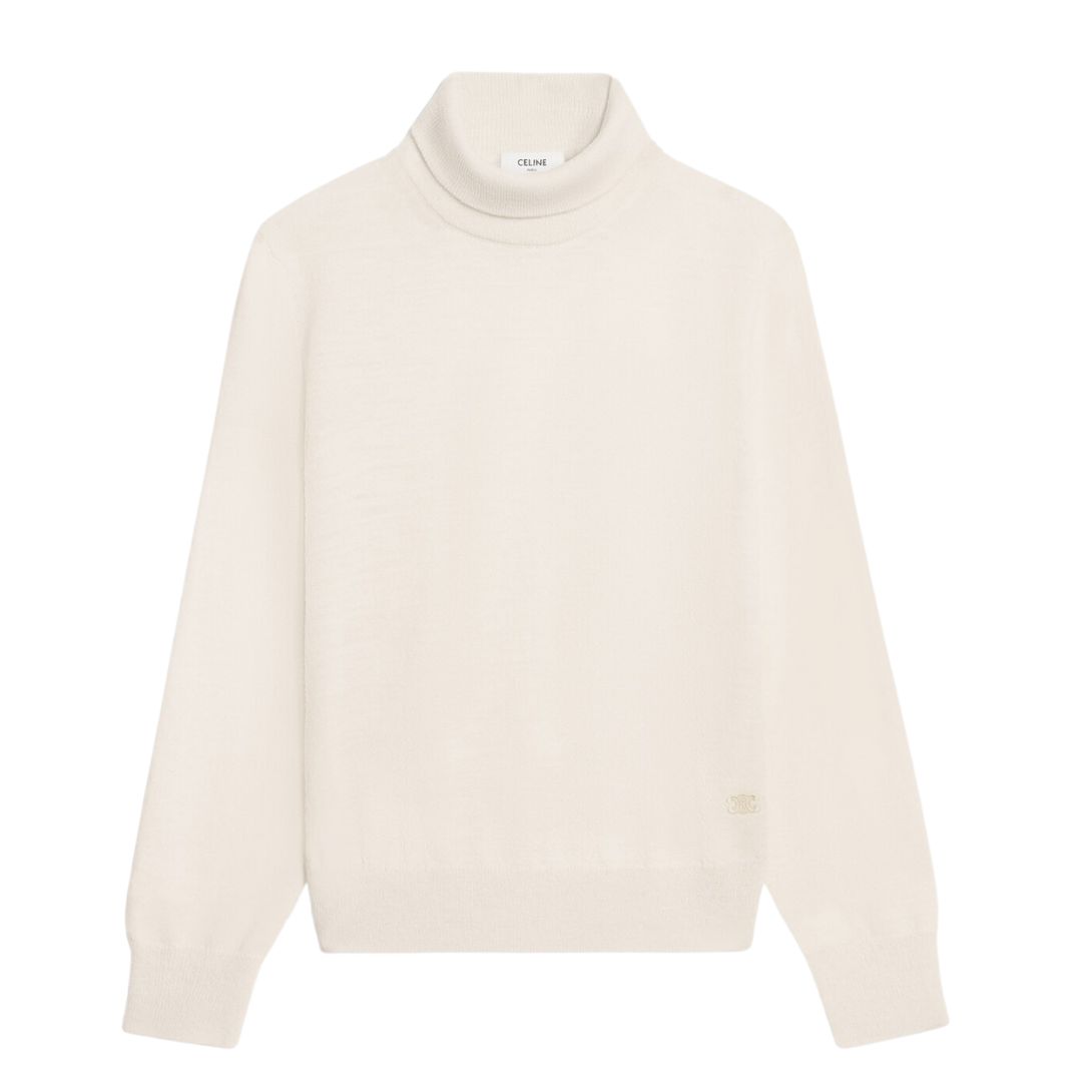 1 CELINE TURTLENECK SWEATER IN FINE WOOL