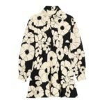 CELINE SKATER MINI DRESS IN WOOL ORGANZA