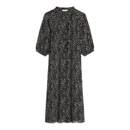 CELINE FOLK DRESS IN VISCOSE GEORGETTE