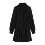 CELINE MINI DRESS IN SILK GEORGETTE