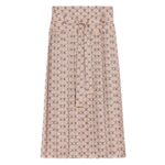 CELINE PLEATED SKIRT IN SILK GEORGETTE