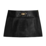 CELINE GOURMETTE MINI SKIRT IN SOFT LAMBSKIN