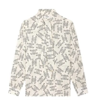 CELINE LAVALLIÈRE BLOUSE IN CRÊPE DE CHINE