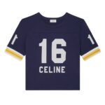 CELINE T SHIRT 70S CROPPED JERSEY COTTON