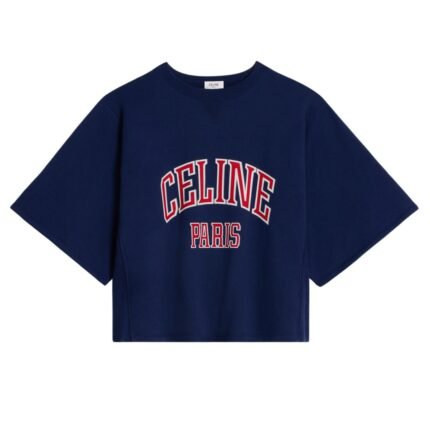 CELINE PARIS LOOSE SWEATSHIRT IN COTTON FLEECE