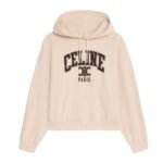 CELINE OVERSIZED HOODIE IN COTTON FLEECE