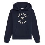 CELINE TRIOMPHE HOODIE IN COTTON FLEECE