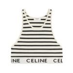 CELINE BRA IN ATHLETIC KNIT CREAM