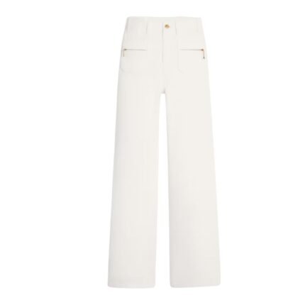 CELINE JANE JEANS IN OPTIC WHITE WASH DENIM