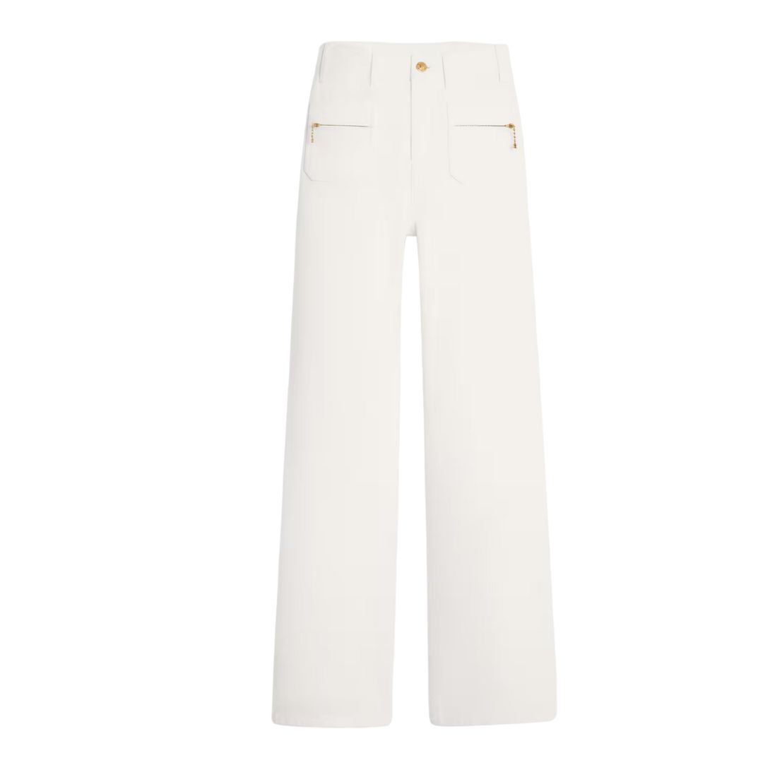 1 CELINE JANE JEANS IN OPTIC WHITE WASH DENIM