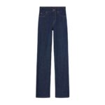 CELINE KITTY JEANS IN RAW WASH DENIM