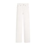 CELINE KITTY JEANS IN OPTIC WHITE WASH DENIM