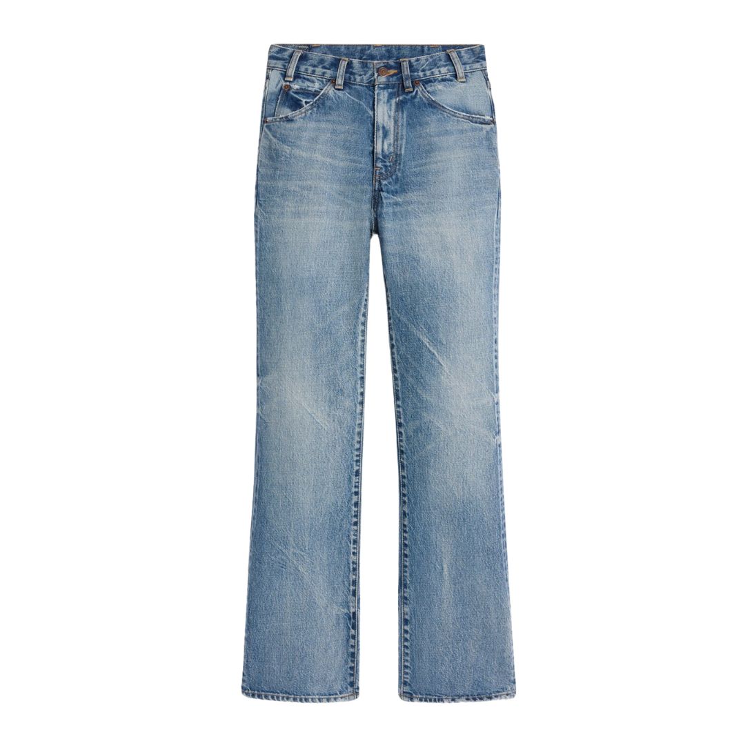 1 CELINE DYLAN FLARED JEANS IN UNION WASH DENIM