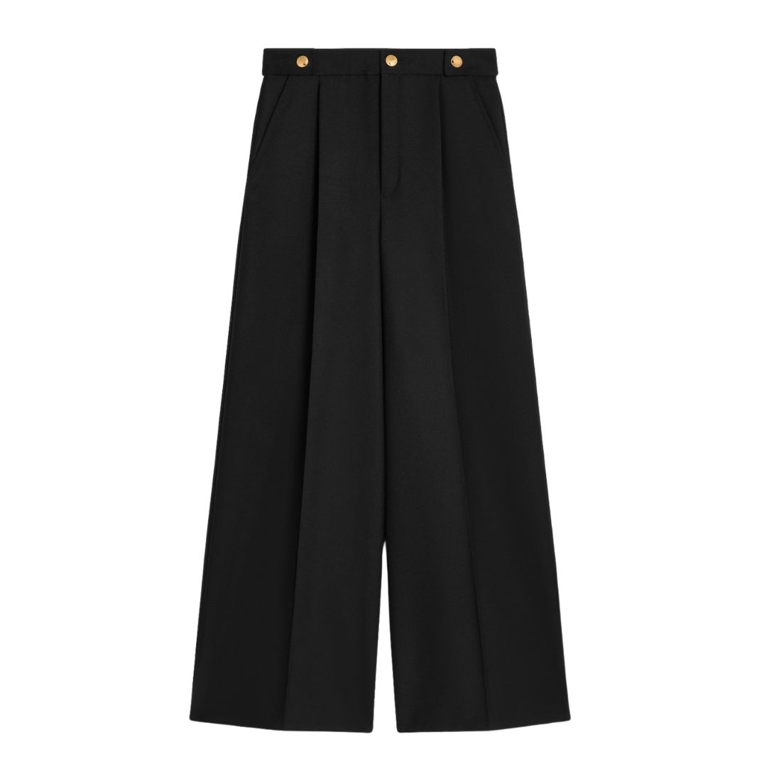 1 CELINE TAILLAT PANTS IN MOHAIR WOOL
