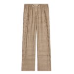 CELINE JOGGING PANTS IN CHECKED CASHMERE