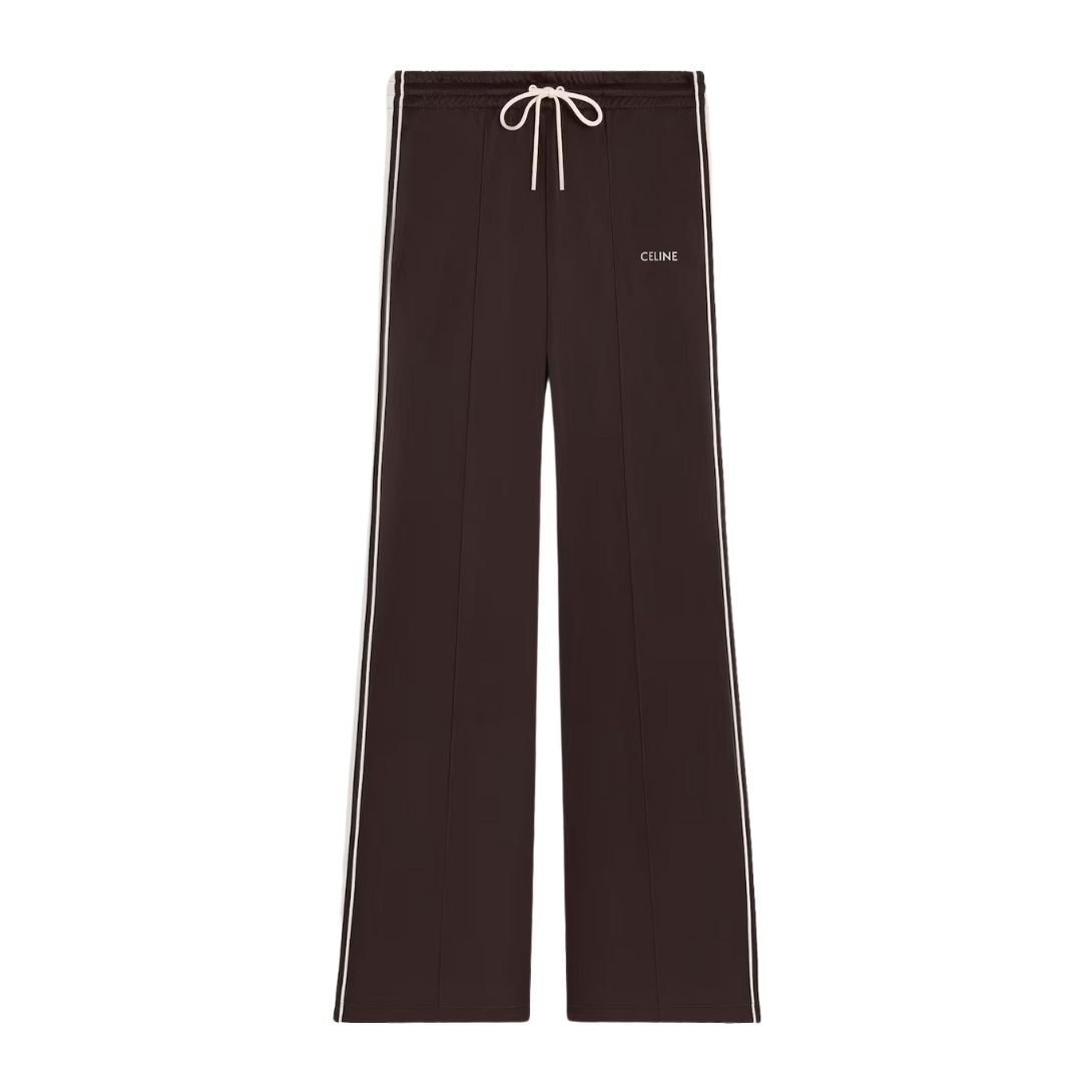 1 CELINE VINTAGE TRACKSUIT PANTS IN DOUBLE JERSEY