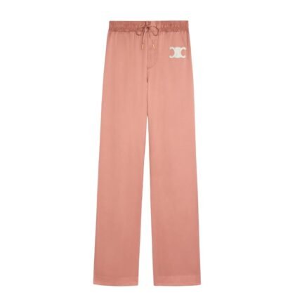 CELINE TRIOMPHE ATHLETIC PANTS IN SATIN