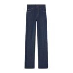 CELINE KITTY JEANS IN RAW WASH DENIM
