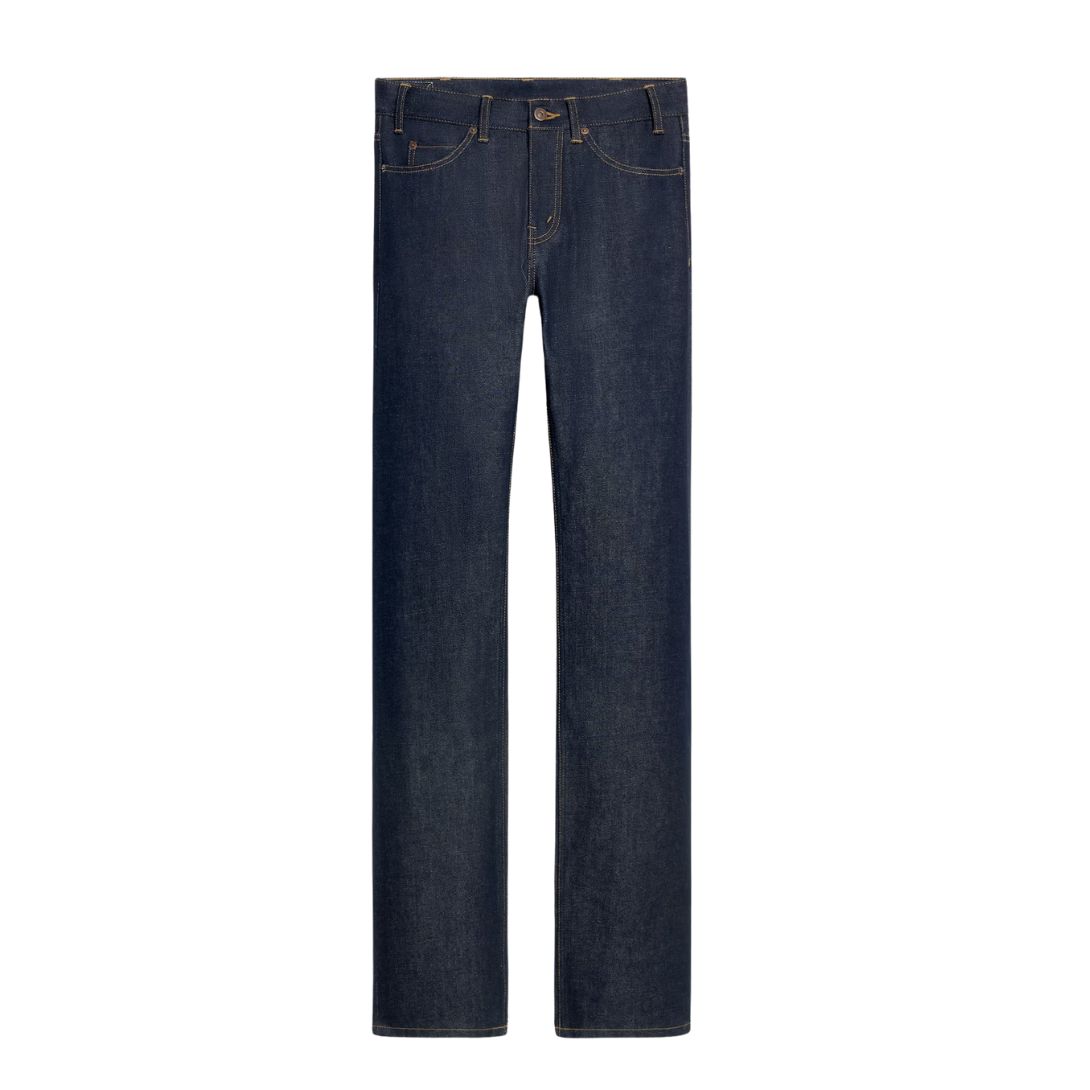 1 CELINE FRANCOISE JEANS IN RAW WASH DENIM