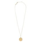 MEDAILLE CELINE SMALL NECKLACE IN YELLOW GOLD AND DIAMONDS