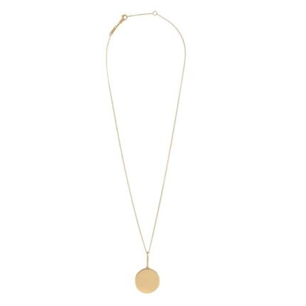 MEDAILLE CELINE SMALL NECKLACE IN YELLOW GOLD AND DIAMONDS