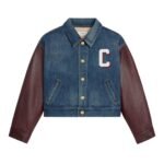 CELINE PARIS JACKET IN DARK UNION WASH DENIM